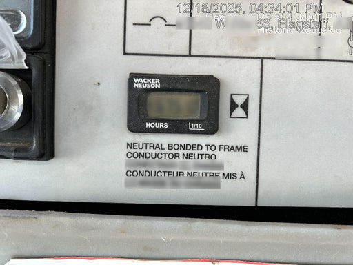 2019 Wacker Neuson LTV6L-MH Standard Options, ES Track Hardware, Fuel Level Sensor