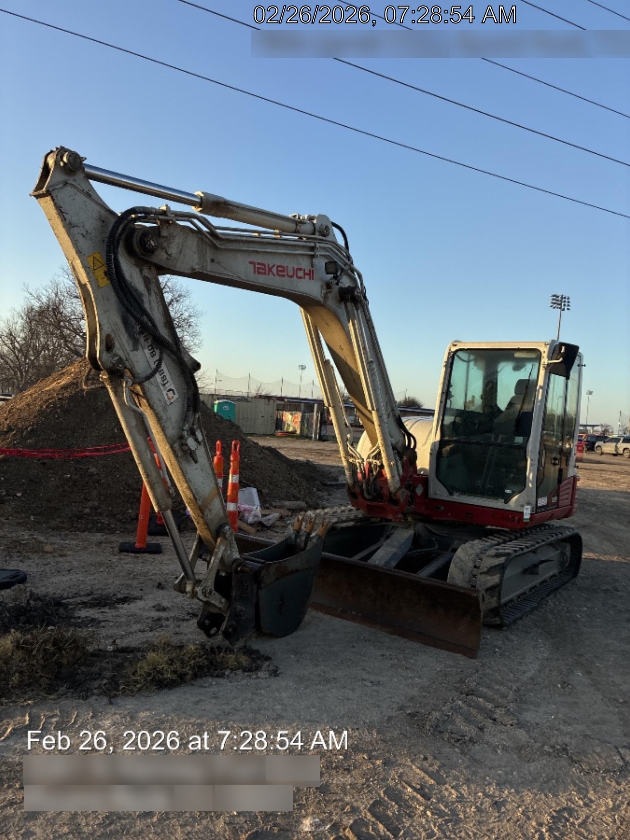 2019 Takeuchi TB290 Cab/Heat/AC Rubber tracks, Dozer blade, Travel alarm, Auxiliary hydraulics Manual QC, Hydraulic thumb, 18", 24", and 36" Buckets