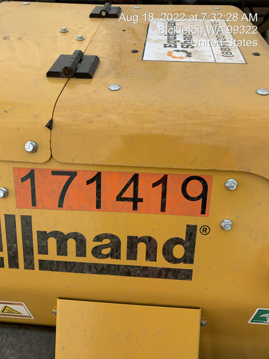 2021 Allmand NLV3GR (4) LED Light Fixture 350W, 23' Vertical Mast, 3kW Prime, Towable, Deep Sea L401, Leveling Jacks, Yanmar T4F 5.8hp