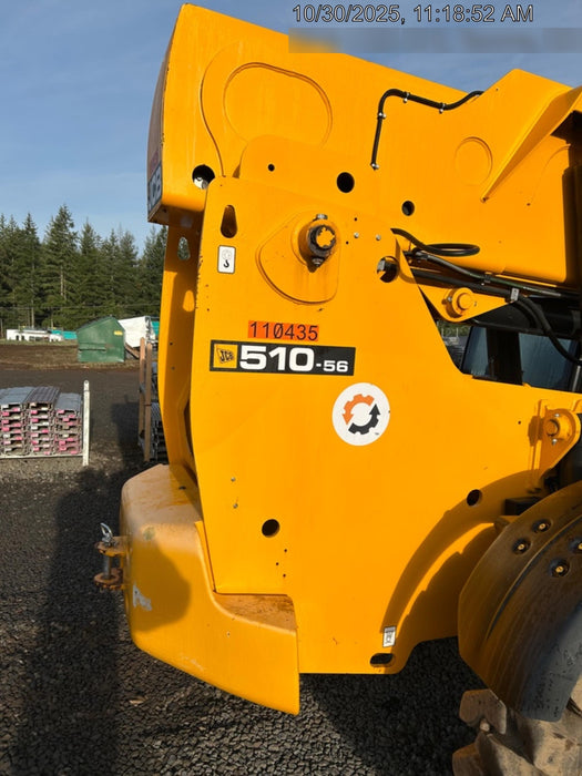 2020 JCB 510-56 Canopy, Solid Tires, Work Lights, Beacon, Aux Hydraulics, Back up Alarm, Lifting Eye, ES Decals