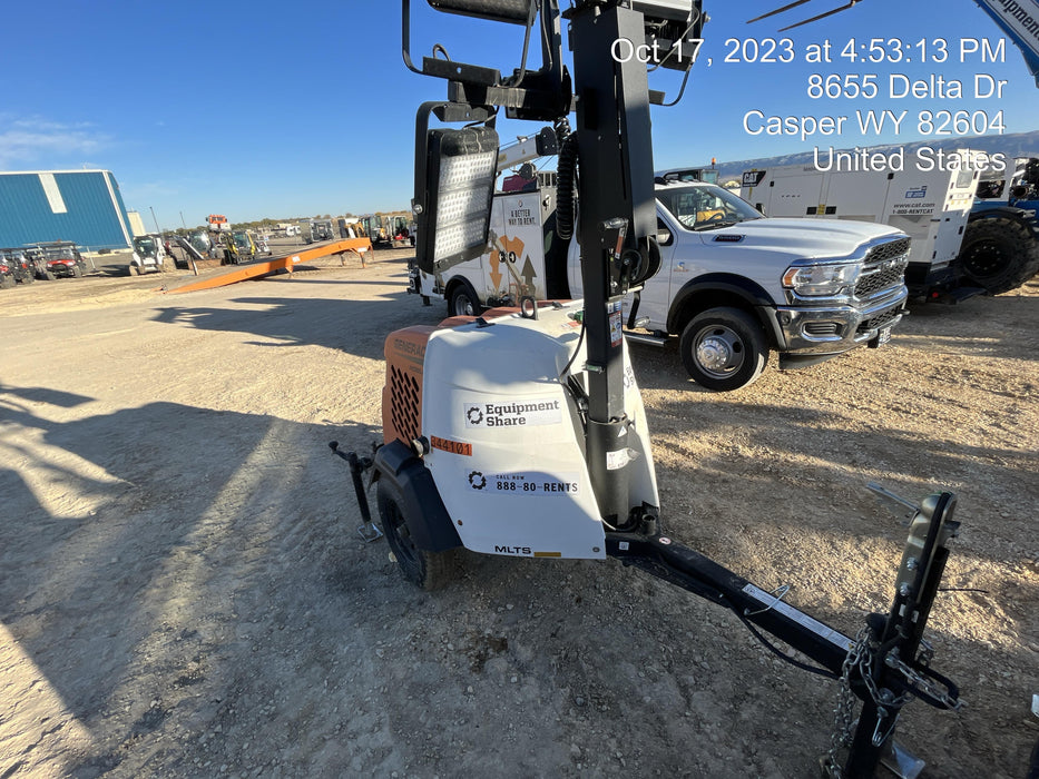 2023 Generac MLT2 Diesel, Flex Switch 120V Input, Powerzone Controller, (4) 320W LED Lights, 4kW Generator, 39.9 Gal Fuel Tank, 2" Ball, T3