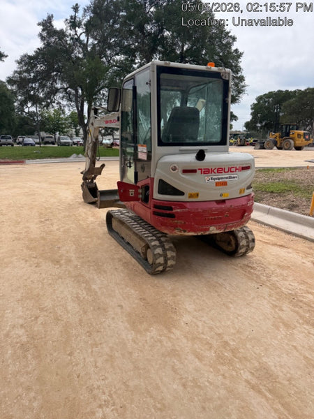 2020 Takeuchi TB-235-2CR Cab/Heat/Air, Rubber Tracks, Manual TAG QC