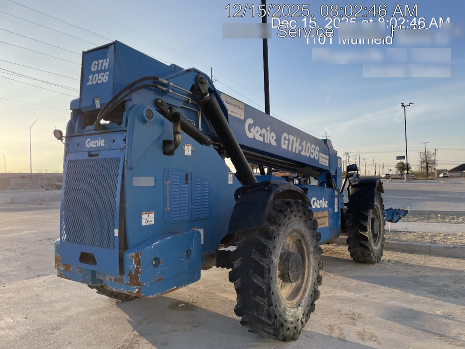 2018 Genie GTH-1056 Genie GTH-1056 w/ROPS, Work Lights, Solid Tires, RH Cab Mesh, Beacon, 60" Carriage and Forks