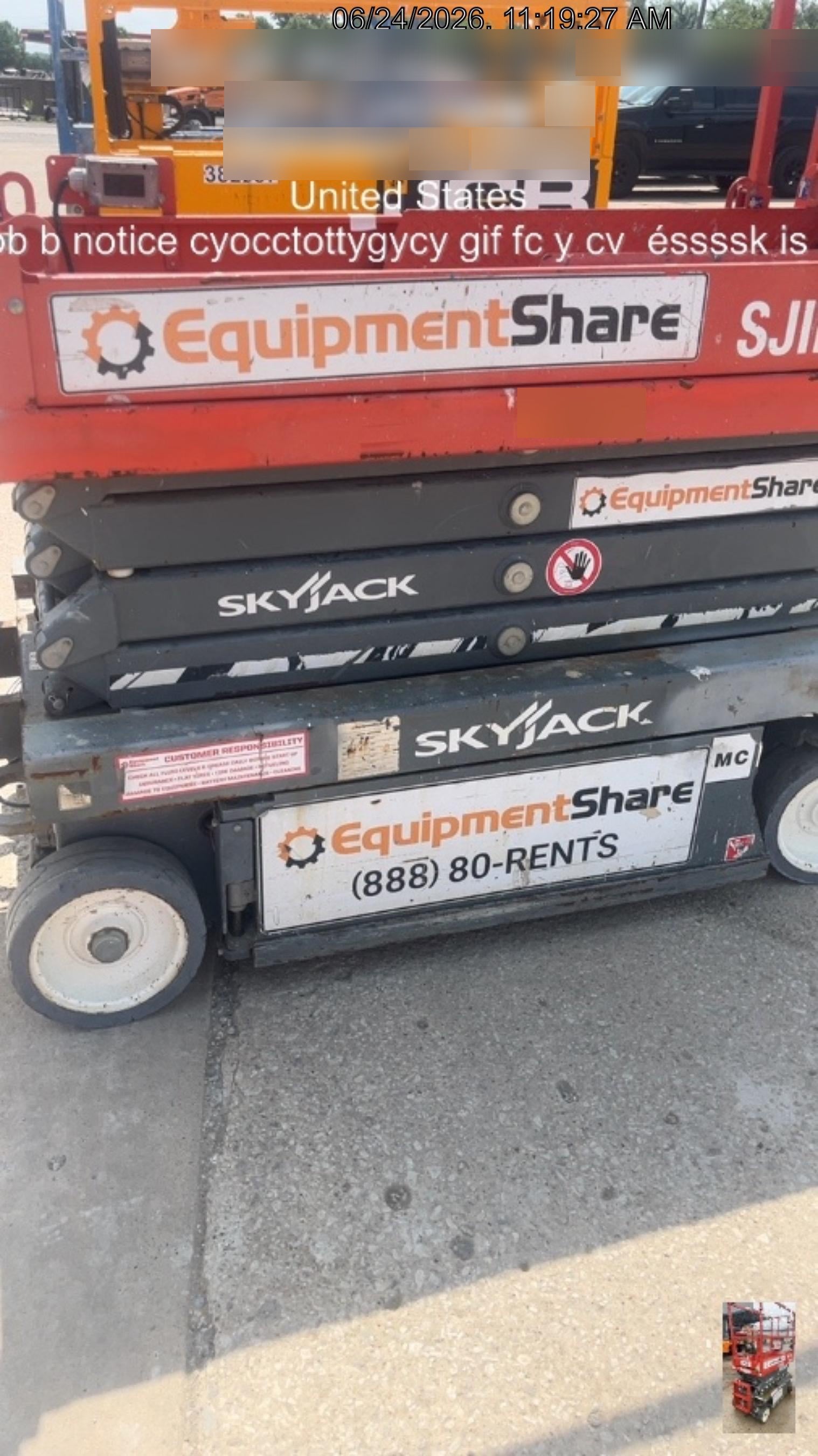 2018 SKYJACK SJIII-3219