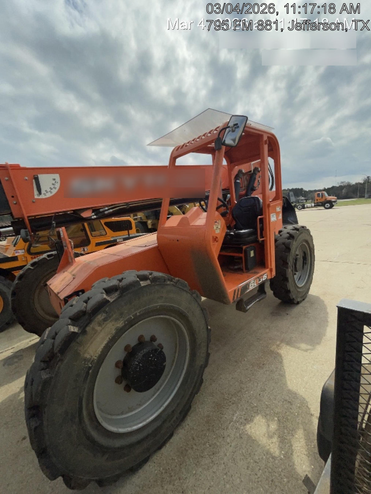 2019 Skytrak 6036 Canopy, Solid Tires, LED Work Lights, Beacon 50" Carriage, 48" Pallet Forks