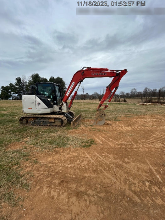 2020 Link-Belt 80X3EX 7'2" ARM, 17.7" rubber tracks, Multi function aux hydraulics