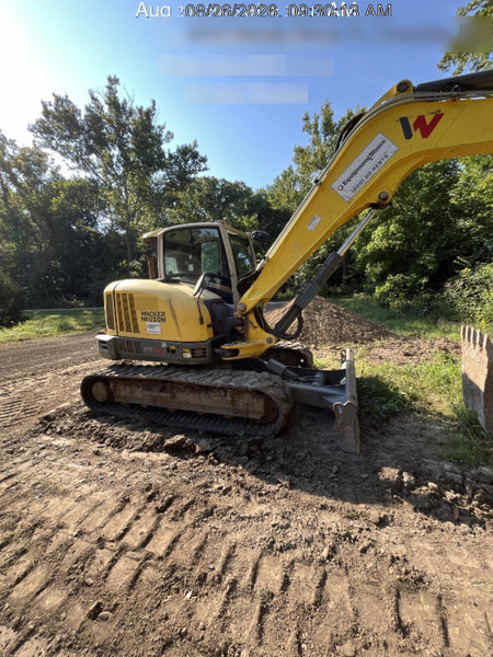 Wacker Neuson ET90 Cab, Long Dipperstick, Track, Bucket