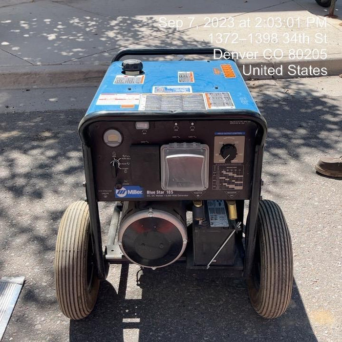 2023 Miller Electric Blue Star 185 Engine Driven Welder, Electric Start, 13 hp, Gas, 6,500 W Peak 907664