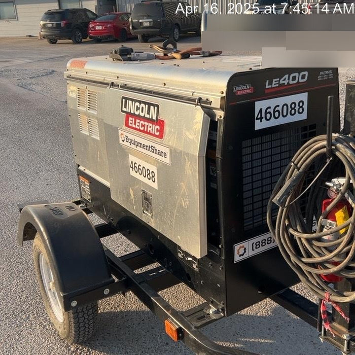 2024 Lincoln Electric LE400 Kubota V1505, Trlr, Cable Rack, Light Kit, ES Decals, T3