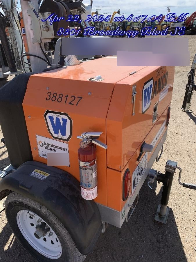 2024 Wanco WLTT-4MM4K Diesel, Deep Sea Controller, Shore Power Plug, Auto Start, (4) 350W LED Floodlights, 4kW Generator, 60 Gal Fuel Tank, 2" Ball, T3