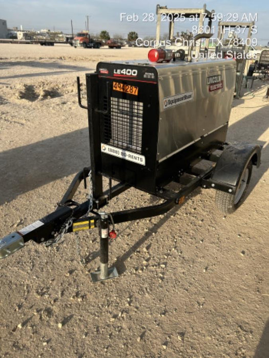 2025 Lincoln Electric LE400 Diesel, Kubota V1505, 22 HP, Trlr, Cable Rack, Light Kit, ES Decals, T3