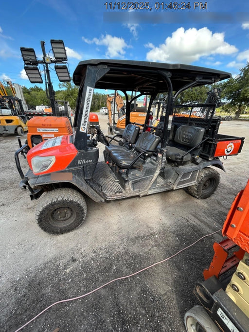2019 Kubota RTV-X1140W-H 4WD, LED Strobe, Windshield Tempered Glass, Plastic Canopy, Wire Harness Kit, Backup Alarm