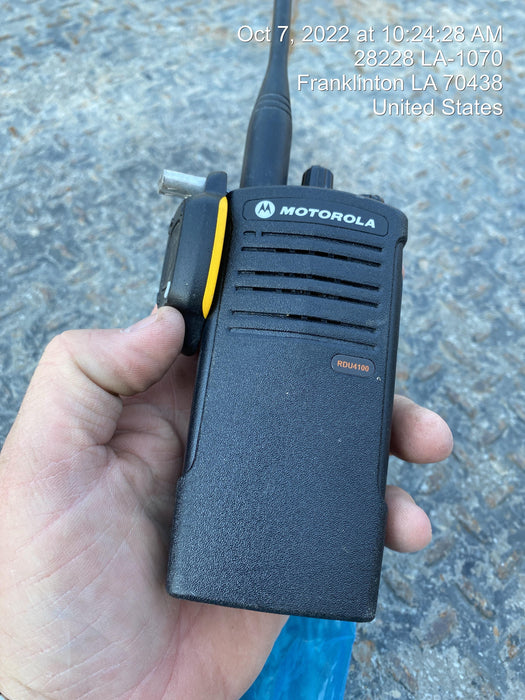 2020 MOTOROLA RDU4100