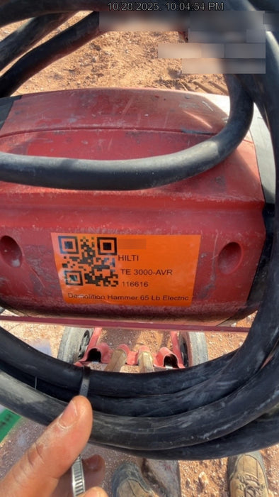 2020 HILTI TE 3000-AVR