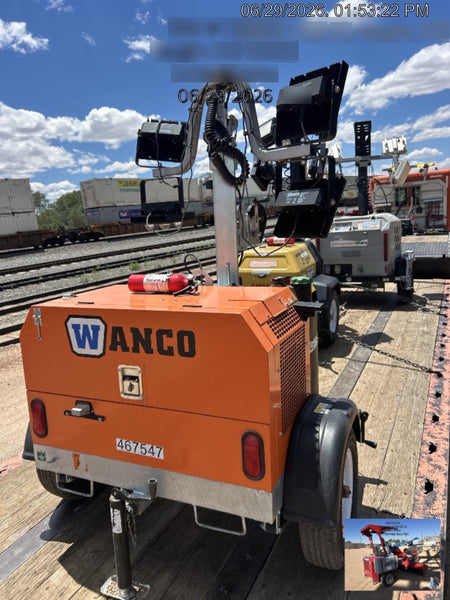 2024 Wanco WLTT-4MM4K Diesel, Deep Sea Controller, Shore Power Plug, Auto Start, (4) 350W LED Floodlights, 4kW Generator, 60 Gal Fuel Tank, 2" Ball, T3