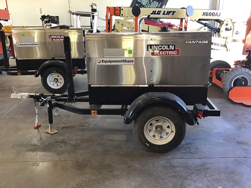 2019 Lincoln Electric Vantage 322 Lincoln Vantage 322 Welder w/Trailer, Light Kit, Cable Rack