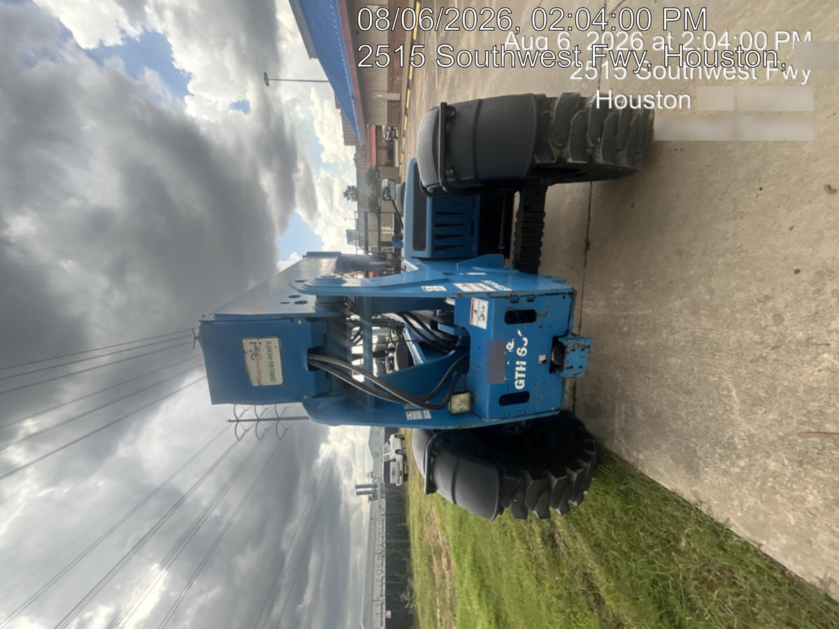 2019 Genie GTH-636 Canopy, Solid RT Tires, LED Work Lights, Beacon 60" QA Carriage, 48" Forks