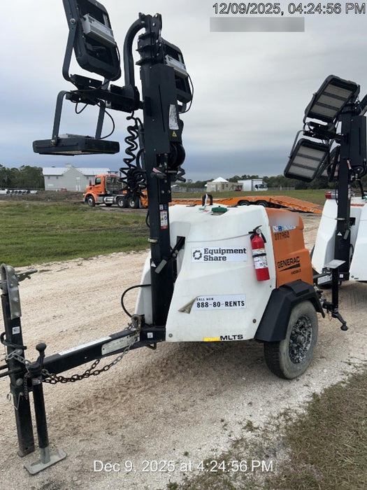 2023 Generac MLT2 Diesel, Flex Switch 120V Input, Powerzone Controller, 
(4) 320W LED Lights, 4kW Generator, 39.9 Gal Fuel Tank, 2" Ball, T3