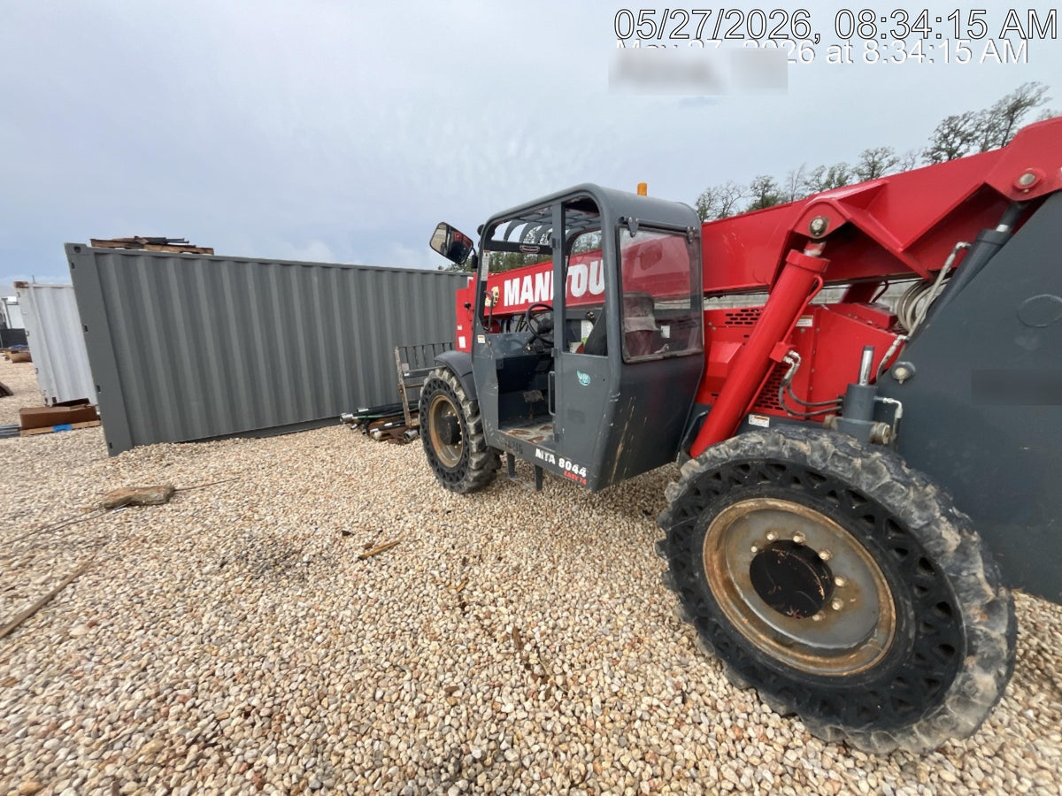 2019 Manitou MTA8044 MTA 8044 - 74 HP T4, Canopy, Worklights/Strobe, Beacon, 66" Carriage, 48" Forks, Solid Tires, Lift Hook, Aux Hydraulics