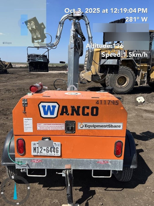 2024 Wanco WLTT-4MM4K Diesel, Deep Sea Controller, Shore Power Plug, Auto Start, (4) 350W LED Floodlights, 4kW Generator, 60 Gal Fuel Tank, 2" Ball, T3