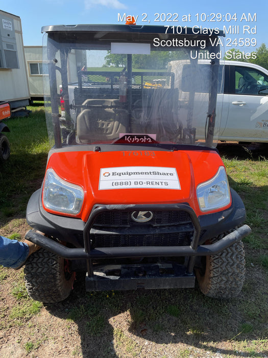 2021 Kubota RTV-X1140W-H Plastic Canopy, Windshield Acrylic Clear, LED Strobe Light, Wire Harness Kit, Back up Alarm