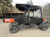 2021 Kubota RTV-X1140W-H Plastic Canopy, Windshield Acrylic Clear, LED Strobe Light, Wire Harness Kit, Back up Alarm