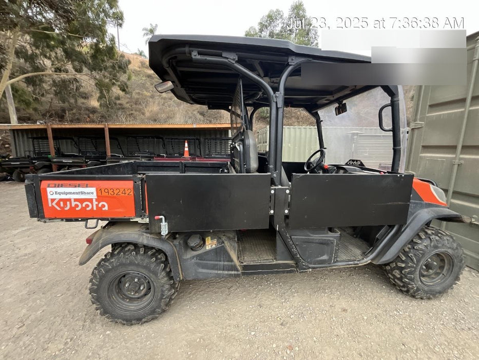 2021 Kubota RTV-X1140W-H Plastic Canopy, Windshield Acrylic Clear, LED Strobe Light, Wire Harness Kit, Back up Alarm