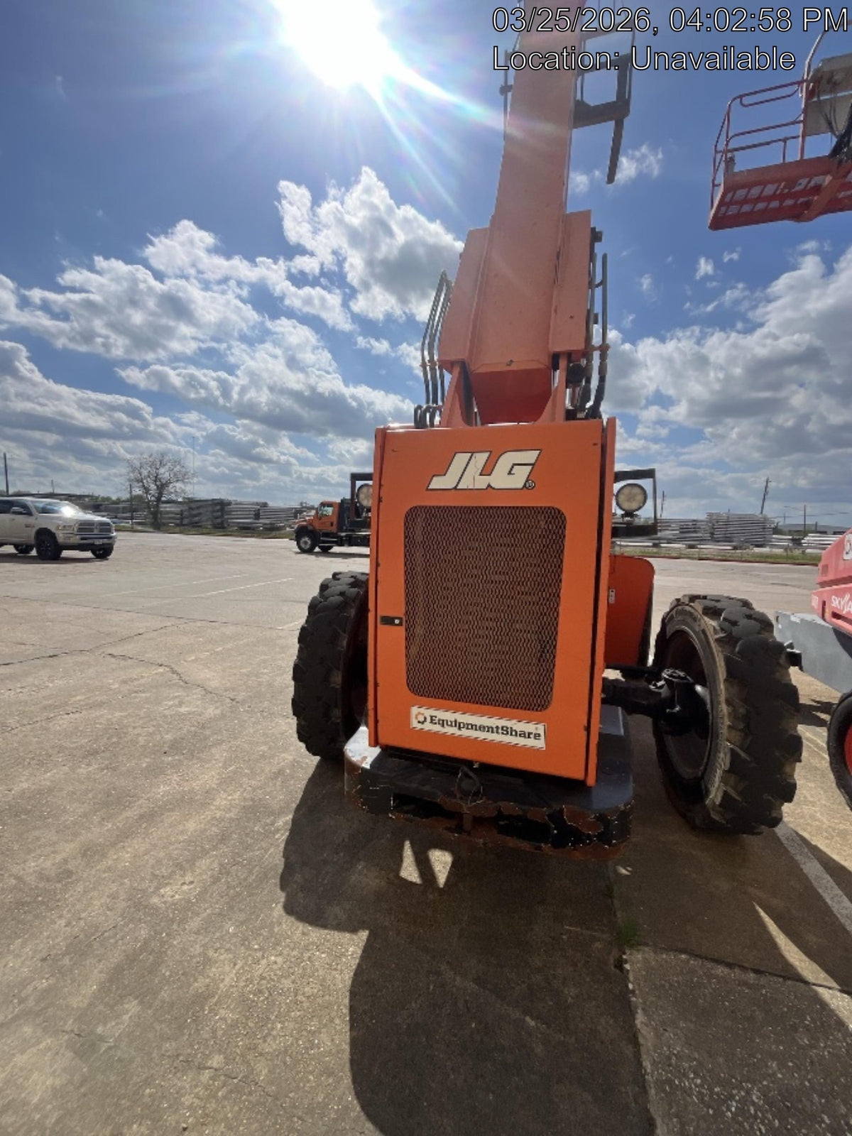 2019 Skytrak 6036 Canopy, Solid Tires, LED Work Lights, Beacon w/72" Carriage, 48" Pallet Forks