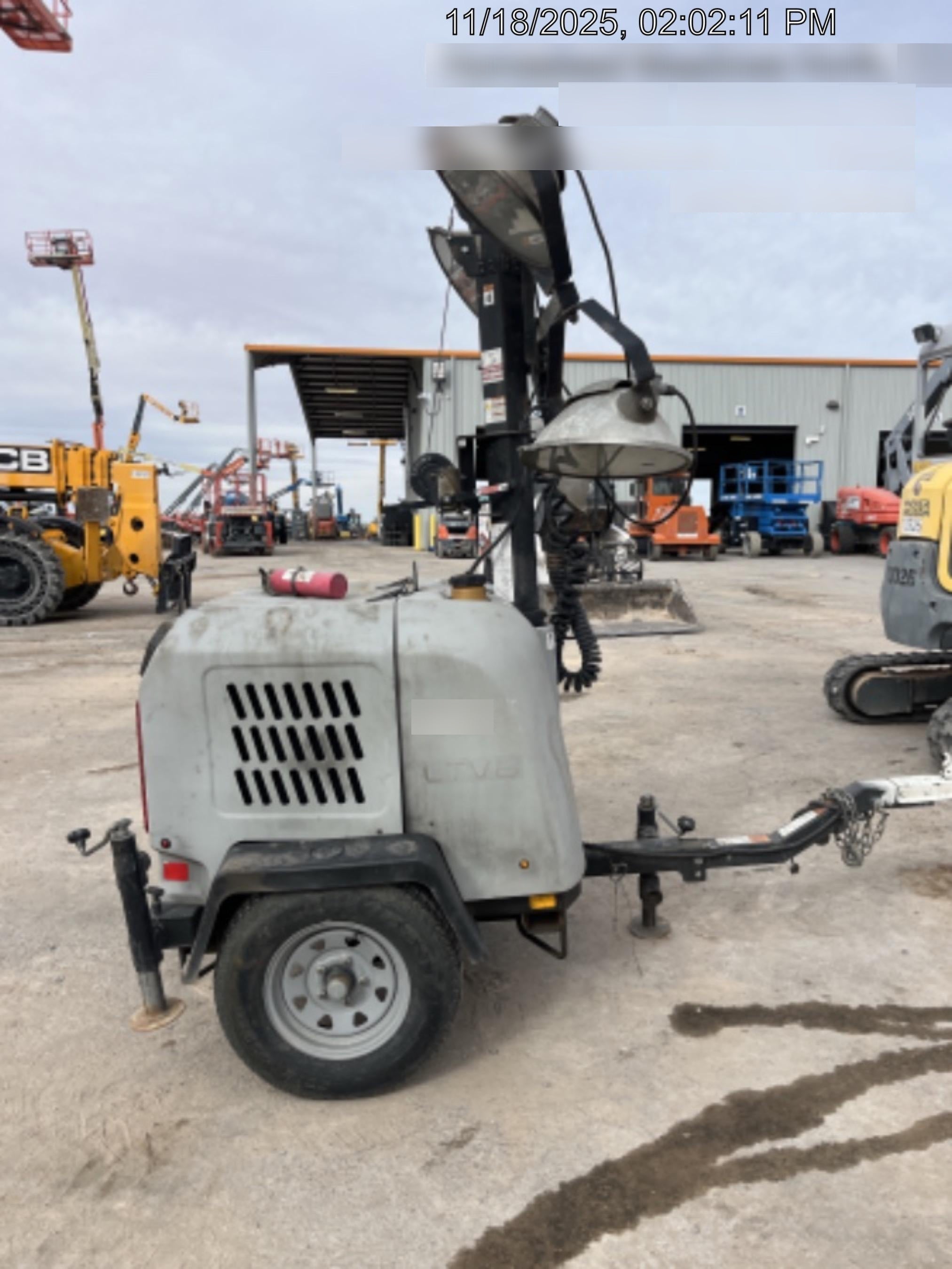2018 Wacker Neuson LTV6L-MH Wacker Neuson LTV6L Mobile Light Tower w/Fuel Level Sensor Installed