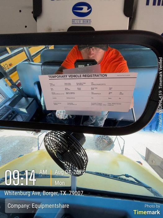 2012 BLUE BIRD 72 Passenger Bus