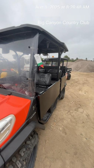 2021 Kubota RTV-X1140W-H Plastic Canopy, Windshield Acrylic Clear, LED Strobe Light, Wire Harness Kit, Back up Alarm
