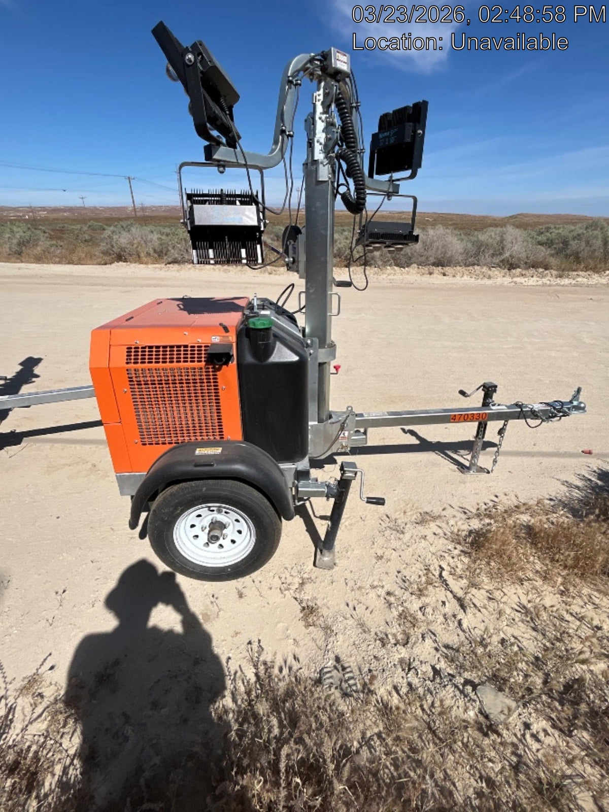 2024 Wanco WLTT-4MM4K Diesel, Deep Sea Controller, Shore Power Plug, Auto Start, (4) 350W LED Floodlights, 4kW Generator, 60 Gal Fuel Tank, 2" Ball, T3