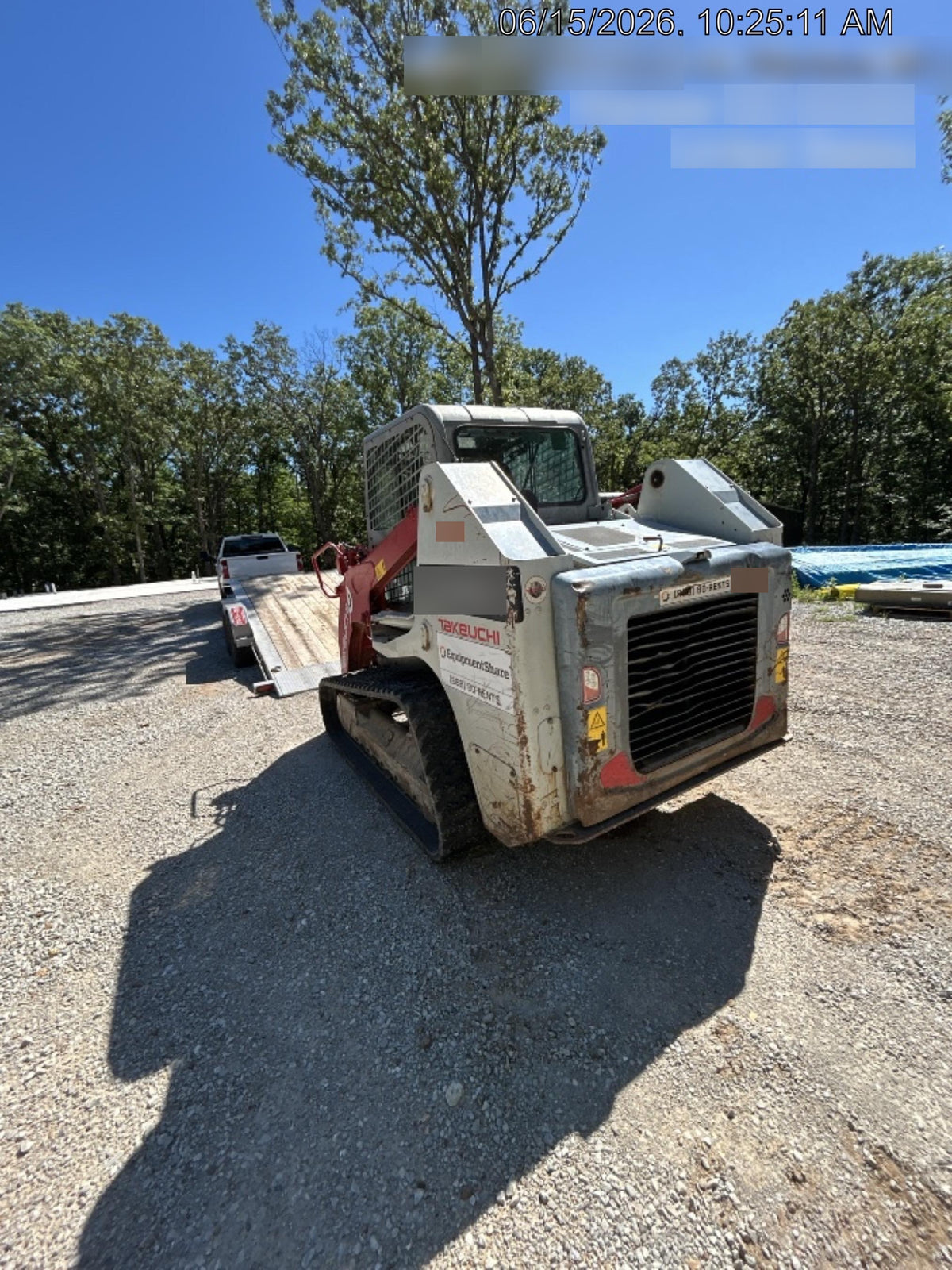 2019 Takeuchi TL12R-2 Cab/Heat/Air w/Auxiliary Hydraulics, 2 Speed, Hydraulic QC 80" Smooth Bucket, 48" Pallet Forks