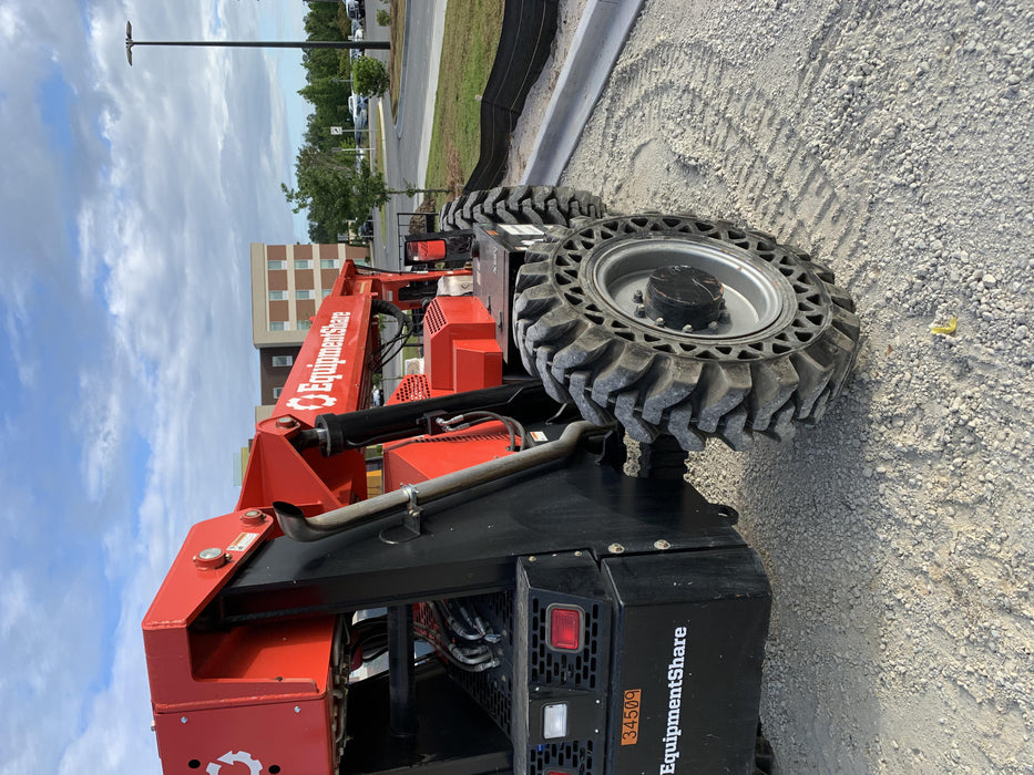 2019 Manitou MTA8044 74hp T4F, Open ROPS, Cab and Boom LED work lights, Auxiliary Hydraulics, Solid Tires, Amber strobe, Lift Hook 66" Carriage, 60" Forks