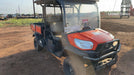 2022 Kubota RTV-X1140W-H Plastic Canopy, Windshield Acrylic Clear, LED Strobe Light, Wire Harness Kit, Back up Alarm