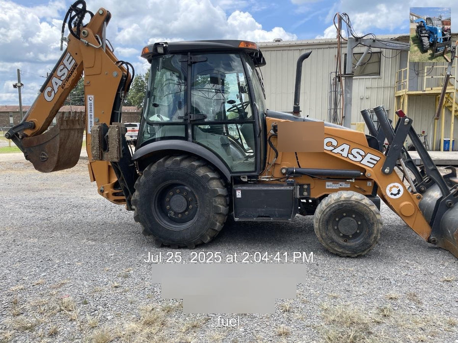 2020 Case 580N EP - Extendable Backhoe Cab/Heat/Air, 4WD, Extendable Stick, Pilot Controls, 2 Way Hydraulics, Ride Control, TAG Manual QC