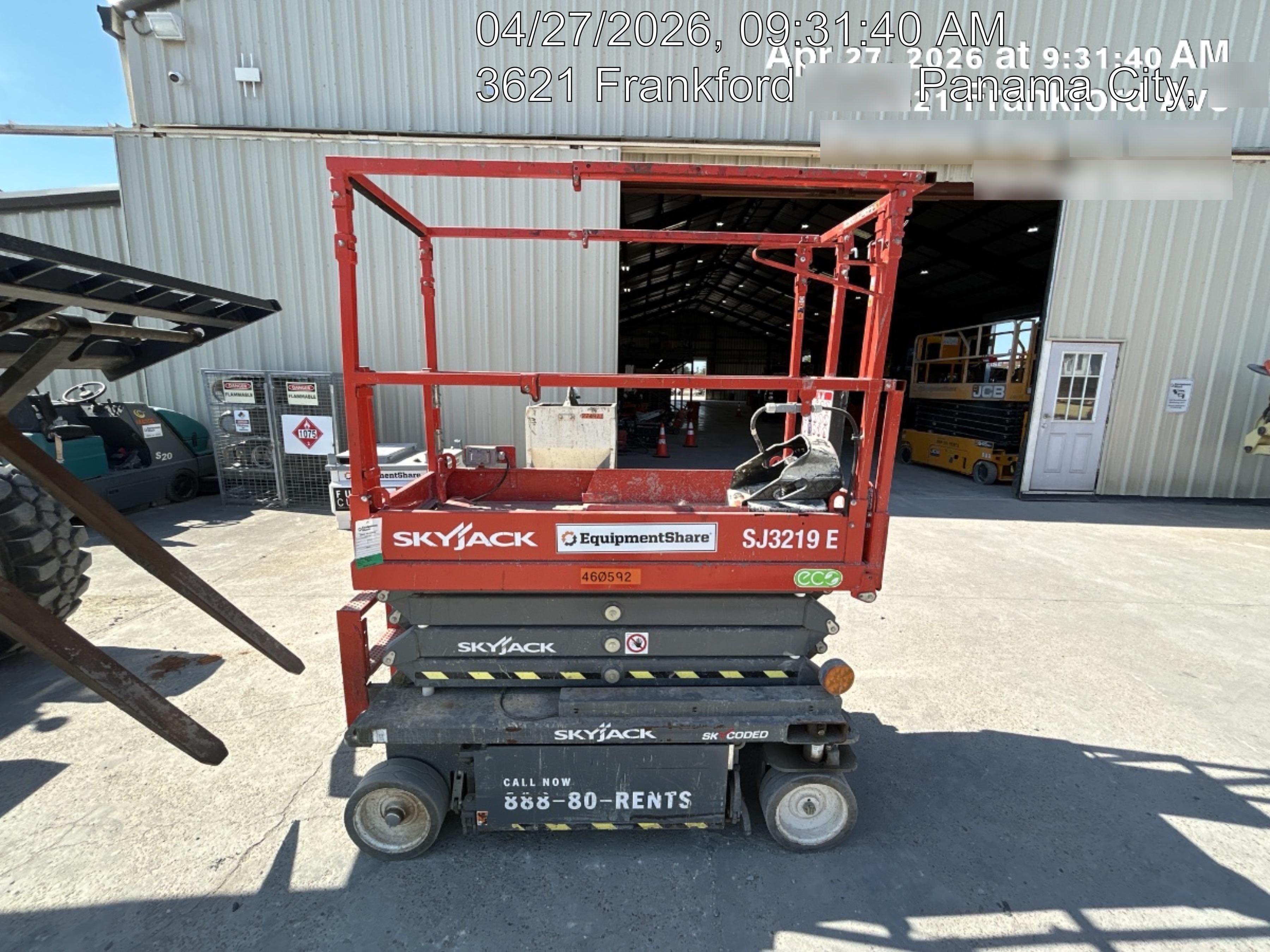 2024 Skyjack SJ3219 Electric Drive, Sld NM Tires, DBcns, RFRails, Power to Platform, T3 + Access Control