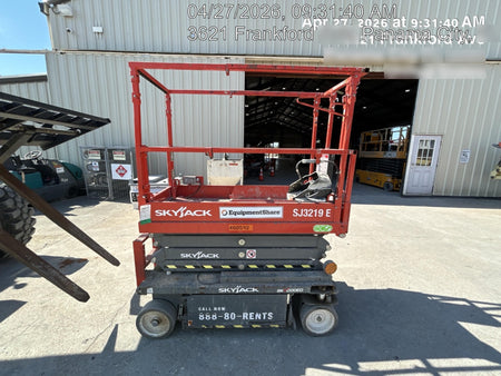 2024 Skyjack SJ3219 Electric Drive, Sld NM Tires, DBcns, RFRails, Power to Platform, T3 + Access Control