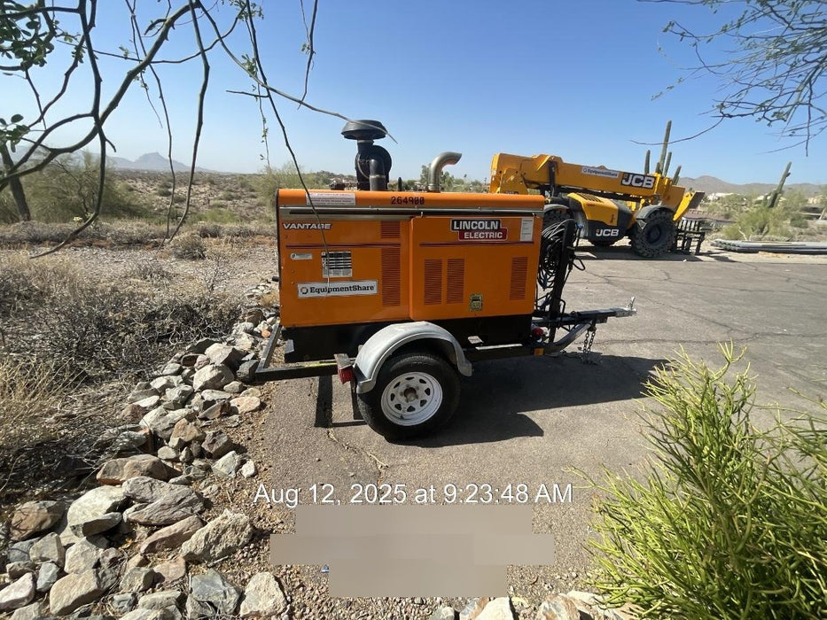 2022 Lincoln Electric Vantage 549X Crosslink Technology, Trailer Mounted, ES Decals, T3