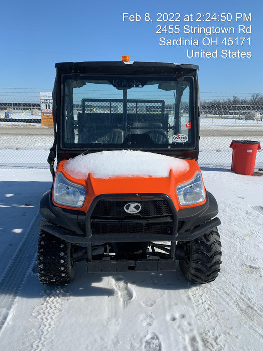 2020 Kubota RTV-X1140W-H 4WD, LED Strobe, Windshield Acrylic Clear, Plastic Canopy, Wire Harness Kit, Backup Alarm