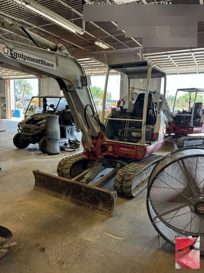 2019 Takeuchi TB240 Takeuchi TB240 Canopy w/Rubber Tracks, Auxiliary Hydraulics, Manual QC, Hydraulic Thumb, 12/18/24" Buckets