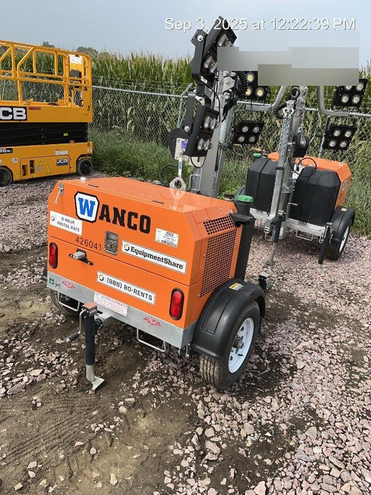 2024 Wanco WLTT-4MM4K Diesel, Deep Sea Controller, Shore Power Plug, Auto Start, (4) 350W LED Floodlights, 4kW Generator, 60 Gal Fuel Tank, 2" Ball, T3