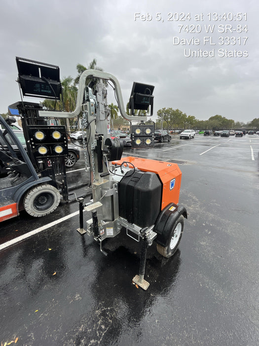 2023 Wanco WLTT-4MM4K Diesel, Deep Sea Controller, Shore Power Plug, Auto Start, (4) 350W LED Floodlights, 4kW Generator, 60 Gal Fuel Tank, 2" Ball, T3