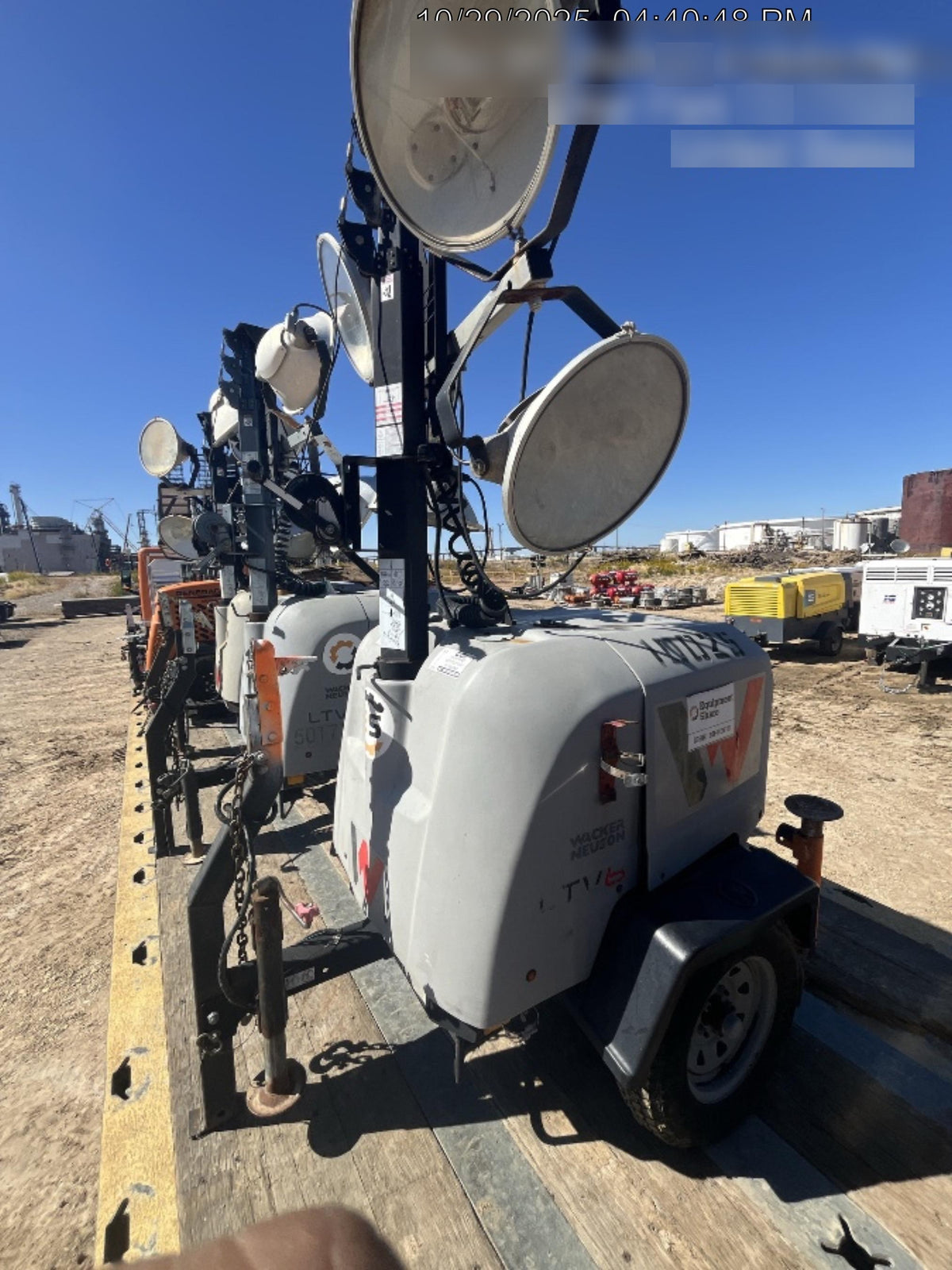 Wacker Neuson LTV6K-MH Wacker Neuson LTV6K Towable Light Tower