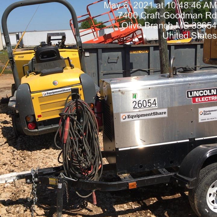 2019 Lincoln Electric Vantage 322 Lincoln Vantage 322 Welder w/Trailer, Light Kit, Cable Rack