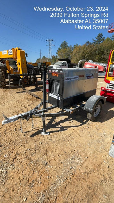 2024 Lincoln Electric LE400 Kubota V1505, Trlr, Cable Rack, Light Kit, ES Decals, T3