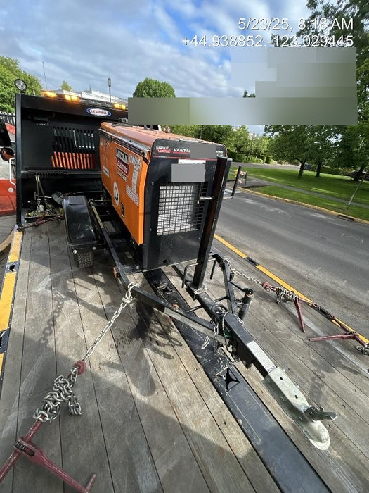 2021 Lincoln Electric Vantage 322 Vantage 322 Ready Pak 3 w/ Decals, ORANGE (includes trailer, cable rack, fender light kit) NO Telematics