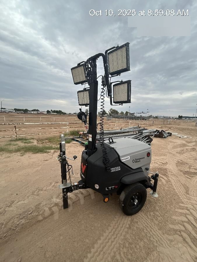 2024 Wacker Neuson LTT4 Diesel, Kohler KDW702, Deep Sea Controller, Auto Start, LED 320W, Bypass Outlet, T3