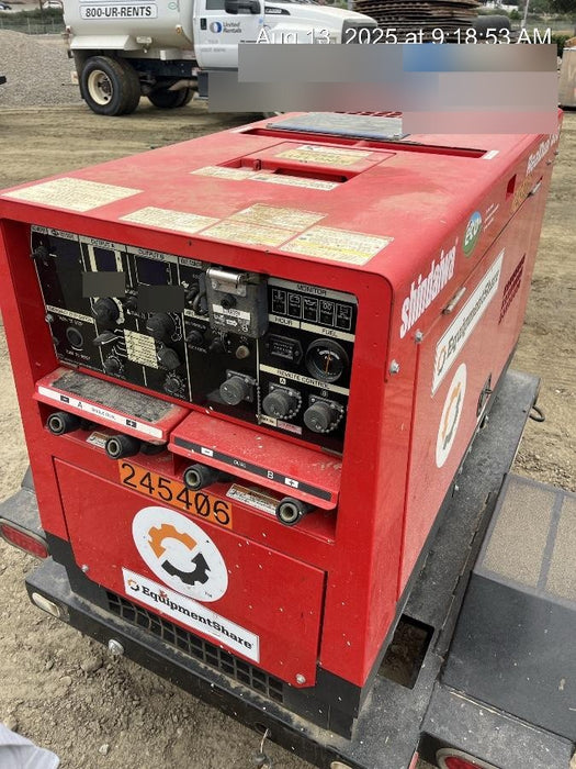 2022 Shindaiwa DGW400MDL Kubota D902 Engine, 23 HP, Dual Op Welder, Wire, Arc, Droop Stick, Tig, and CC Stick Functionality, Simulphase, 3 Phase and 1 Phase Gen Output, Single Axle NB Trlr, Slr Trckl Chrg 12V 12W, Fire Ext