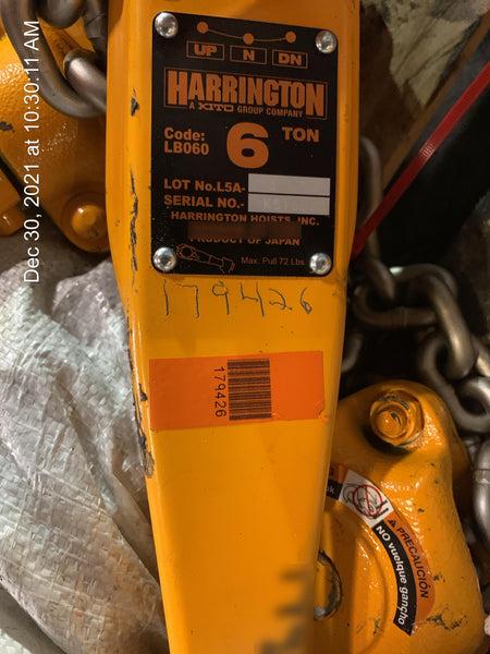 2021 HARRINGTON L5LB060-20